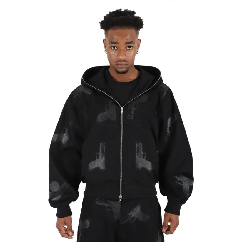 GLOCKS Full Zip Jacket Black