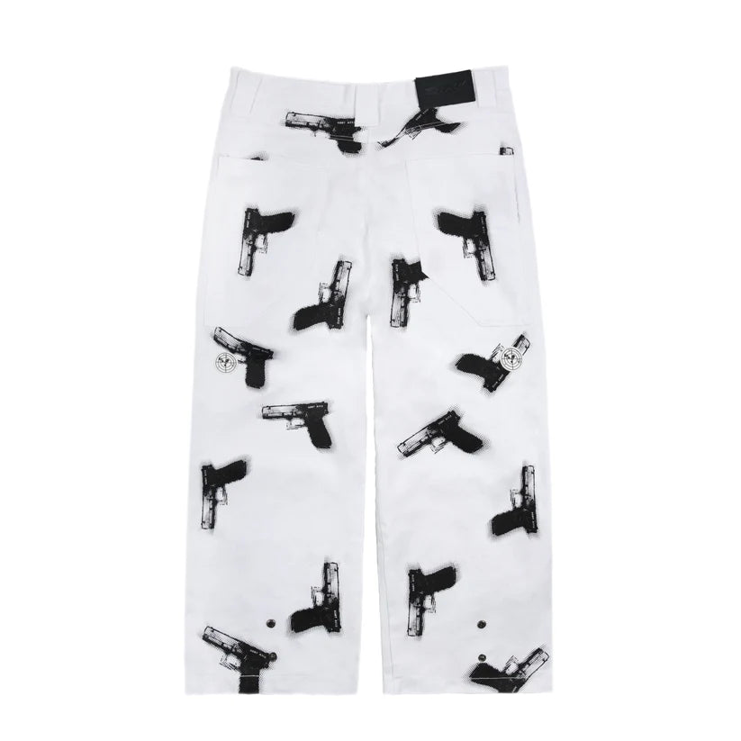 GLOCKS Jeans White