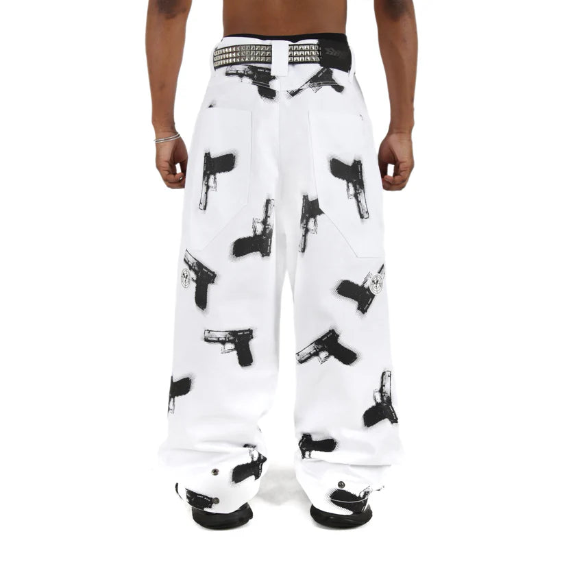GLOCKS Jeans White