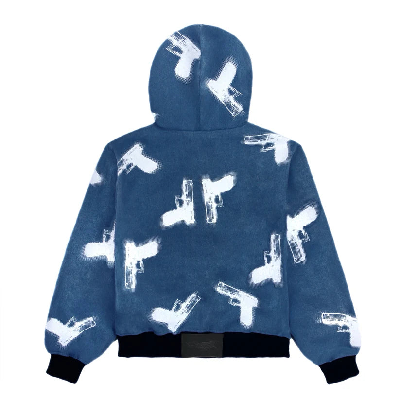 GLOCKS Full Zip Jacket Indigo