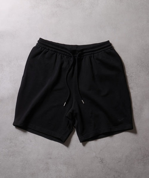 FIRM COTTON RAGLAN SHORT SLEEVE SWEATSHIRT / EASY SHORTS 2-PIECE SET
