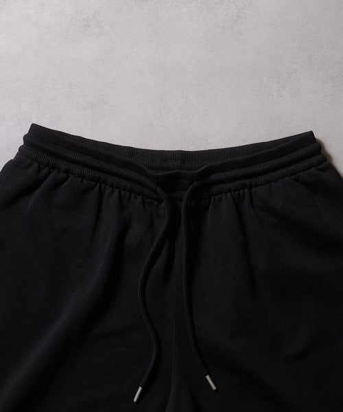 FIRM COTTON RAGLAN SHORT SLEEVE SWEATSHIRT / EASY SHORTS 2-PIECE SET