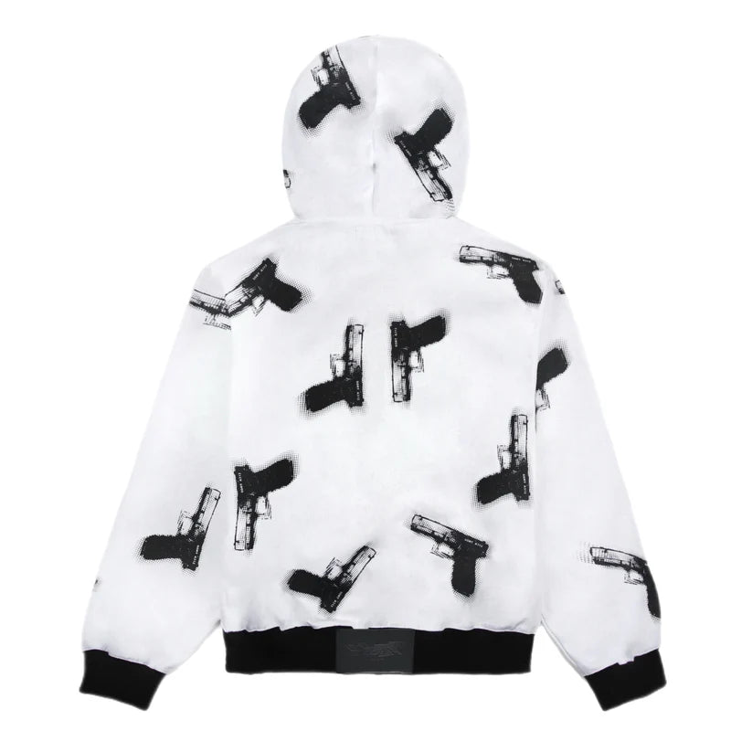 GLOCKS Full Zip Jacket White