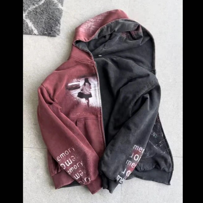 Memory zip hoodie
