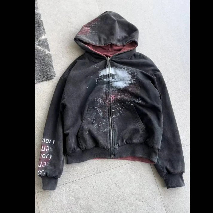Memory zip hoodie