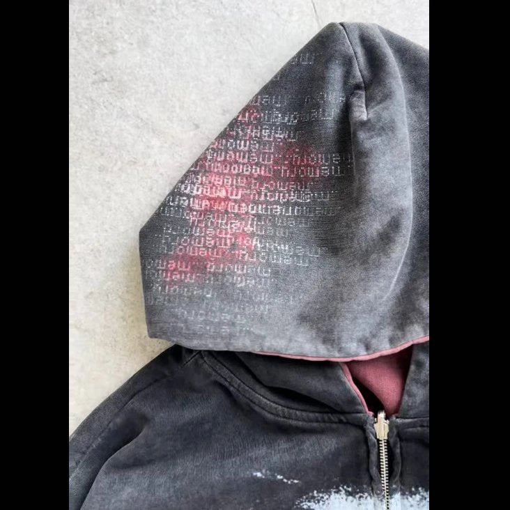 Memory zip hoodie
