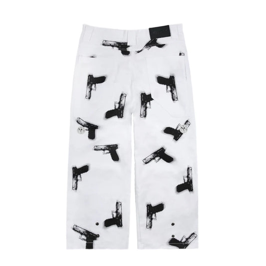 GLOCKS Jeans White